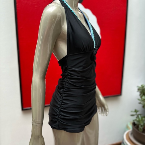 Jessica Simpson retro style one piece Swimdress S RETAIL $98 - Picture 8 of 13